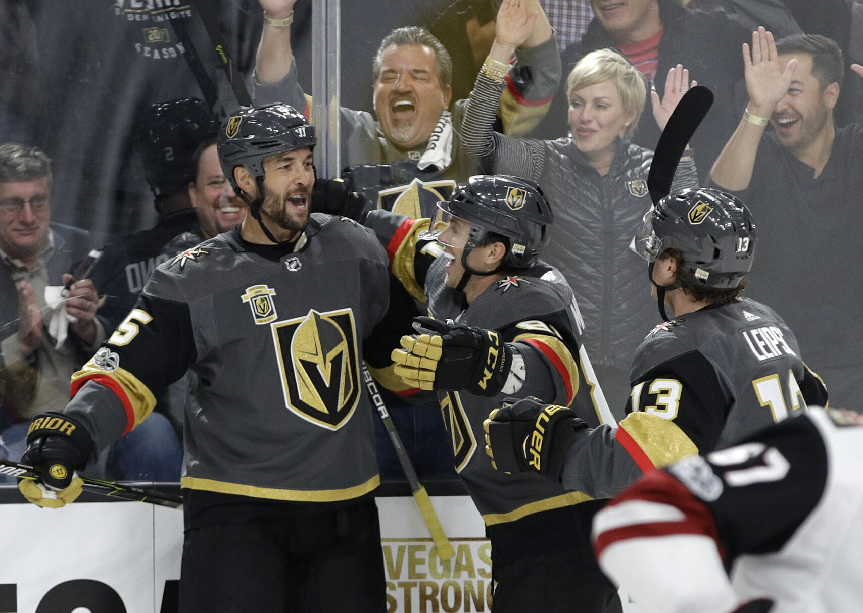 2017: Vegas Golden Knights win their home opener in inaugural season